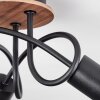 Baripada Deckenleuchte Braun, Schwarz, 3-flammig Baripada Deckenleuchte Braun, Schwarz, 3-flammig