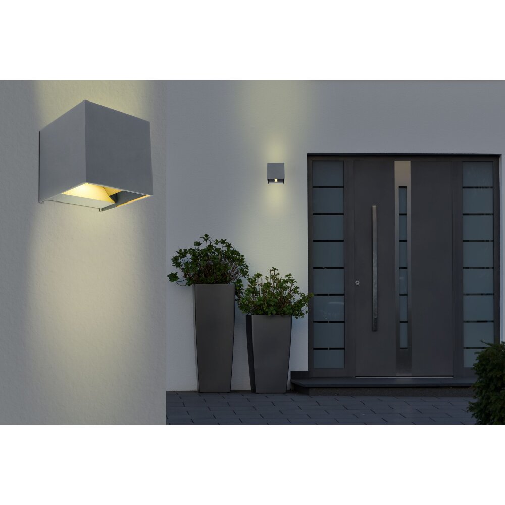 Globo VERONIKA Außenwandleuchte LED Anthrazit, 1-flammig main product photo