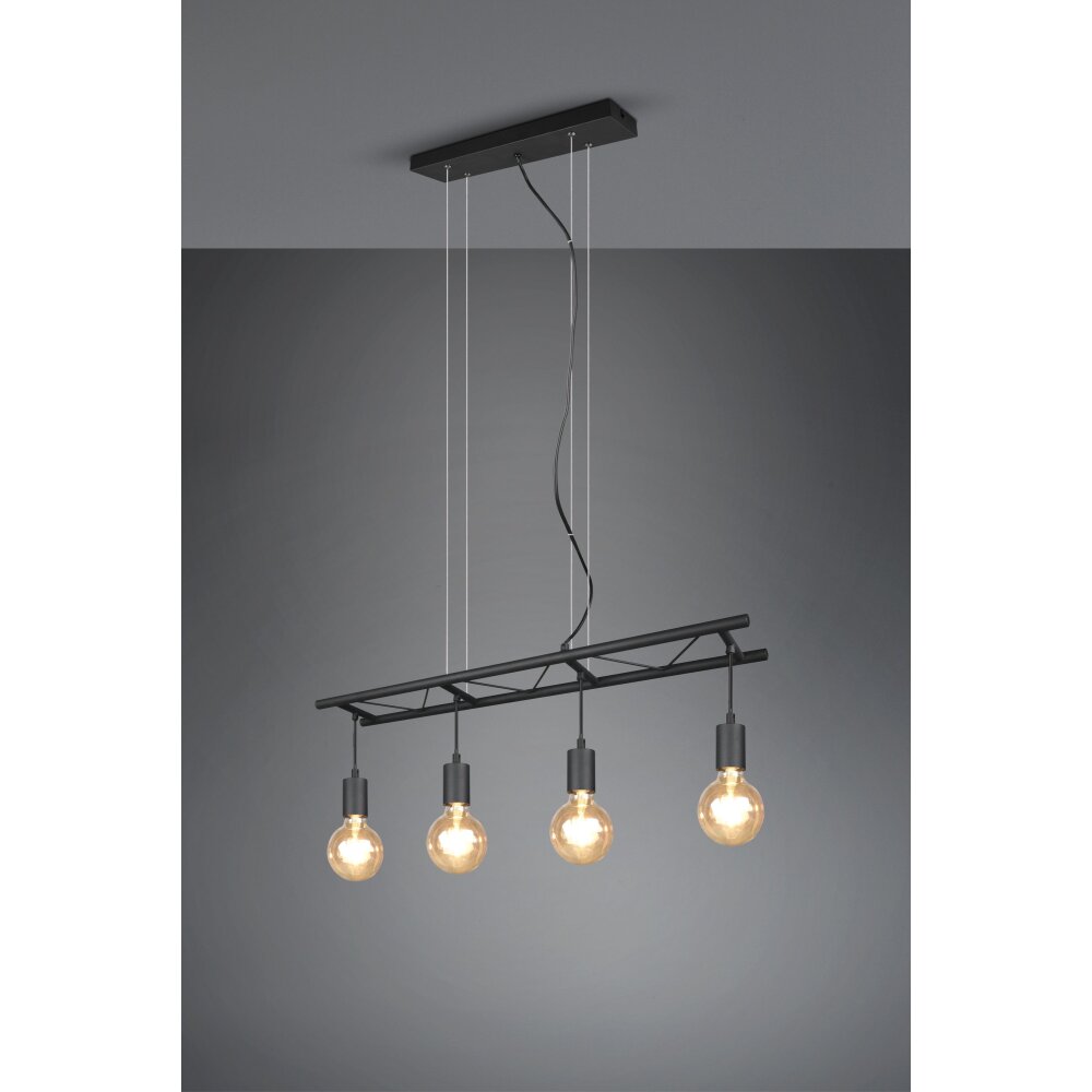 Reality Ladder Pendelleuchte Schwarz, 4-flammig main product photo