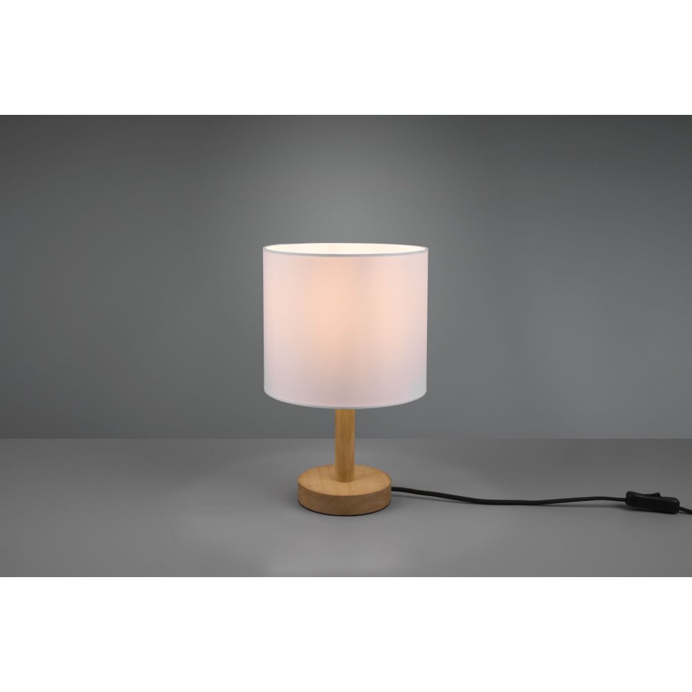 Trio Leuchten Korba Tischleuchte Braun, 1-flammig main product photo