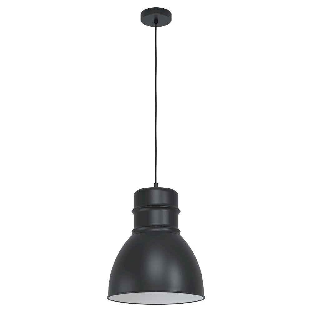 Eglo Leuchten EBURY Pendelleuchte Schwarz, Weiß, 1-flammig main product photo