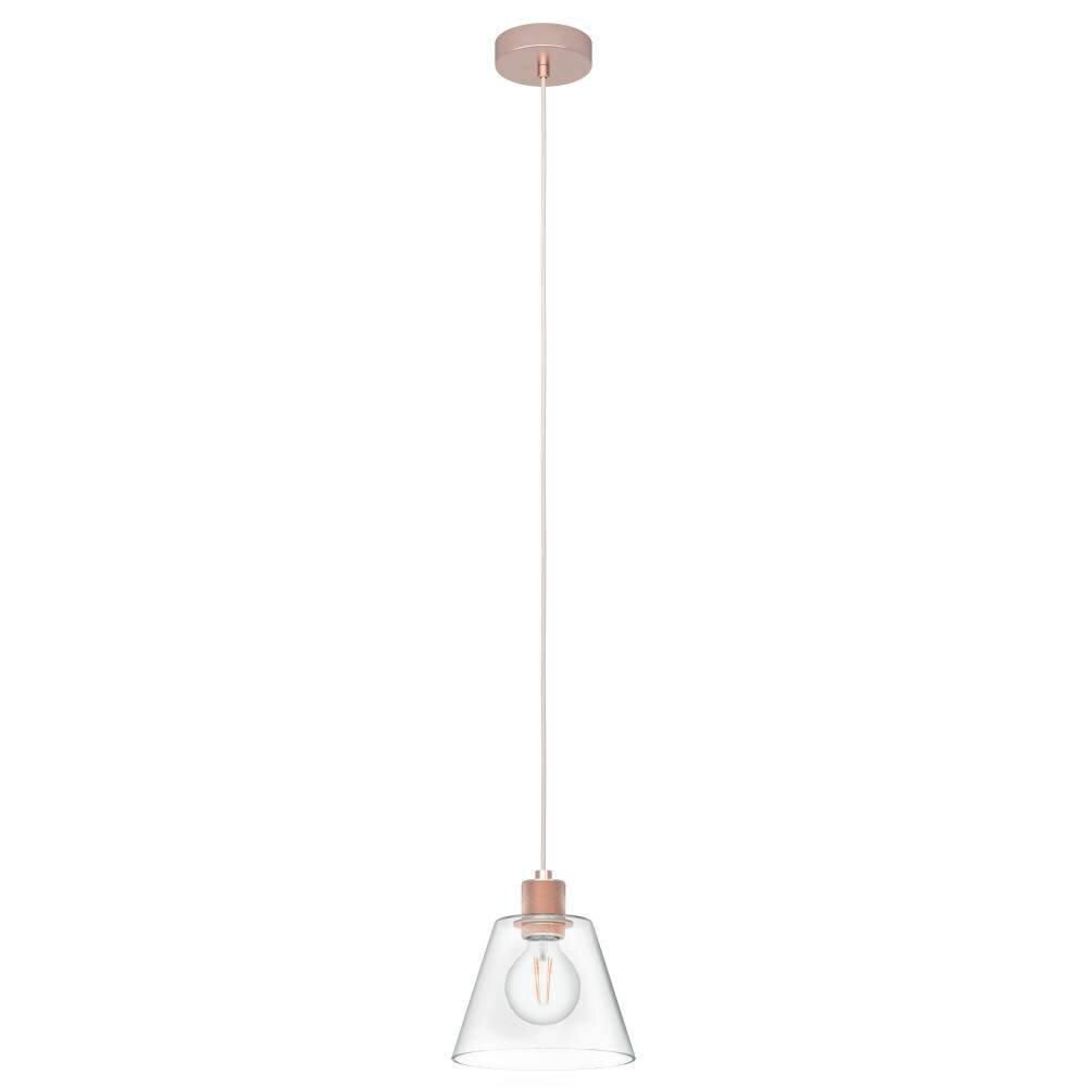 Eglo Leuchten COPLEY Pendelleuchte Roségold, 1-flammig main product photo