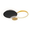 Globo SENNA Deckenleuchte LED Schwarz, 1-flammig, Fernbedienung