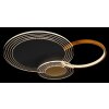 Globo SENNA Deckenleuchte LED Schwarz, 1-flammig, Fernbedienung