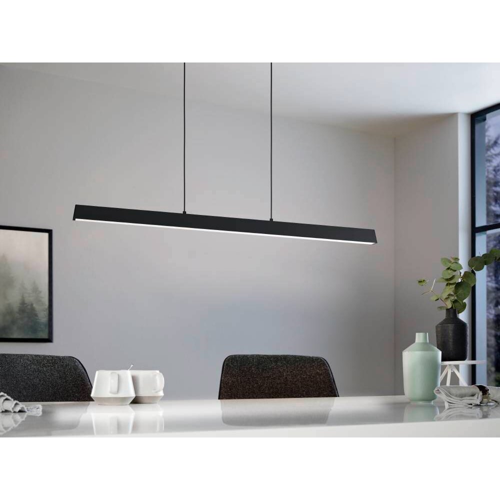 Eglo Leuchten SIMOLARIS-Z Pendelleuchte LED Schwarz, 1-flammig main product photo