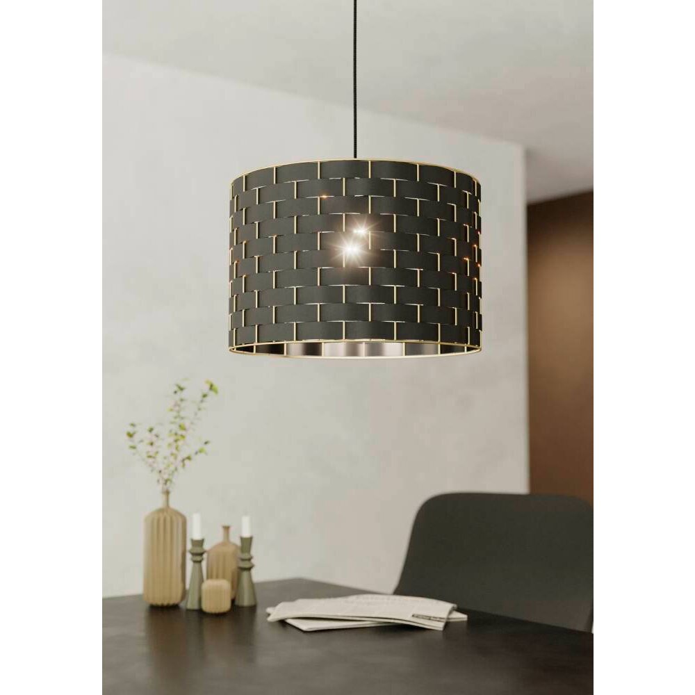 Eglo Leuchten MARASALES Pendelleuchte Schwarz, 1-flammig main product photo