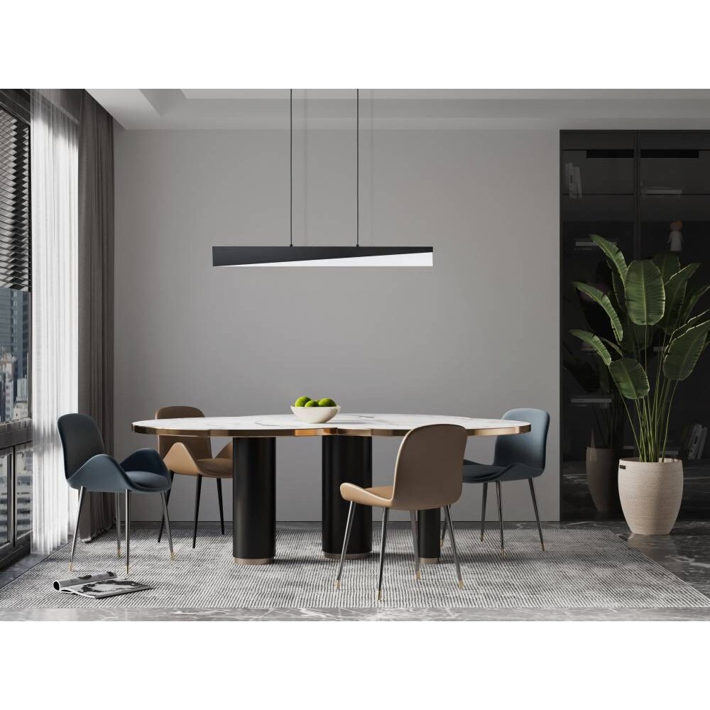 Eglo Leuchten ISIDRO Pendelleuchte LED Schwarz, 1-flammig main product photo