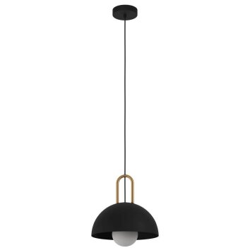 Eglo Leuchten CALMANERA Pendelleuchte Messing, Schwarz, 1-flammig