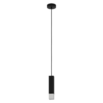 Eglo Leuchten BUTRANO Pendelleuchte LED Schwarz, Silber, 1-flammig Eglo Leuchten BUTRANO Pendelleuchte LED Schwarz, Silber, 1-flammig
