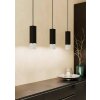 Eglo Leuchten BUTRANO Pendelleuchte LED Schwarz, Silber, 3-flammig Eglo Leuchten BUTRANO Pendelleuchte LED Schwarz, Silber, 3-flammig