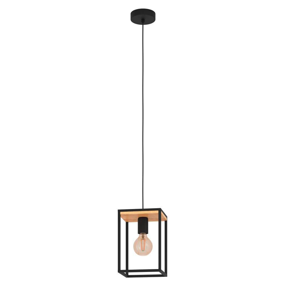 Eglo Leuchten LIBERTAD Pendelleuchte Braun, Schwarz, 1-flammig main product photo
