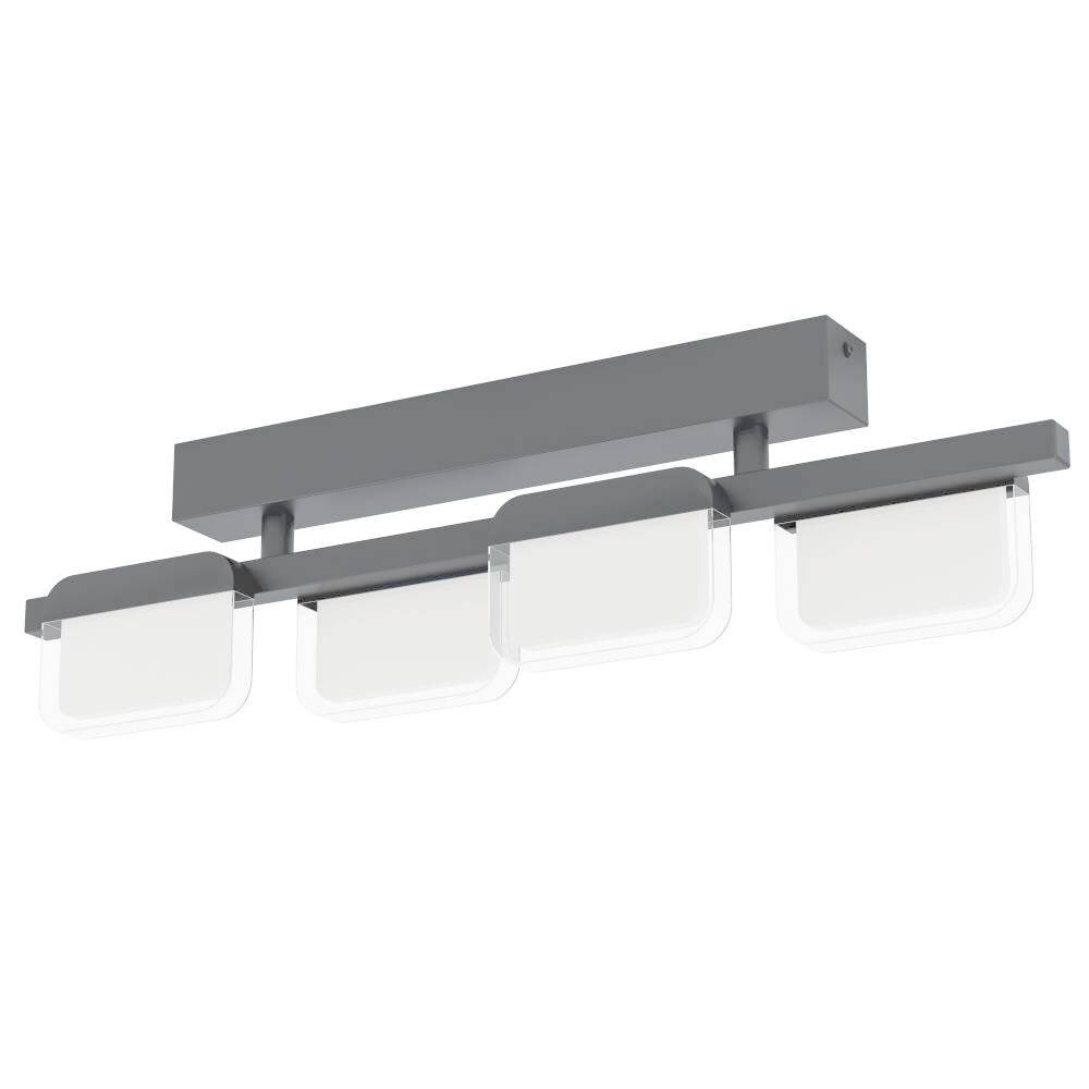 Eglo Leuchten ERVIDEL Deckenleuchte LED Schwarz, 4-flammig main product photo
