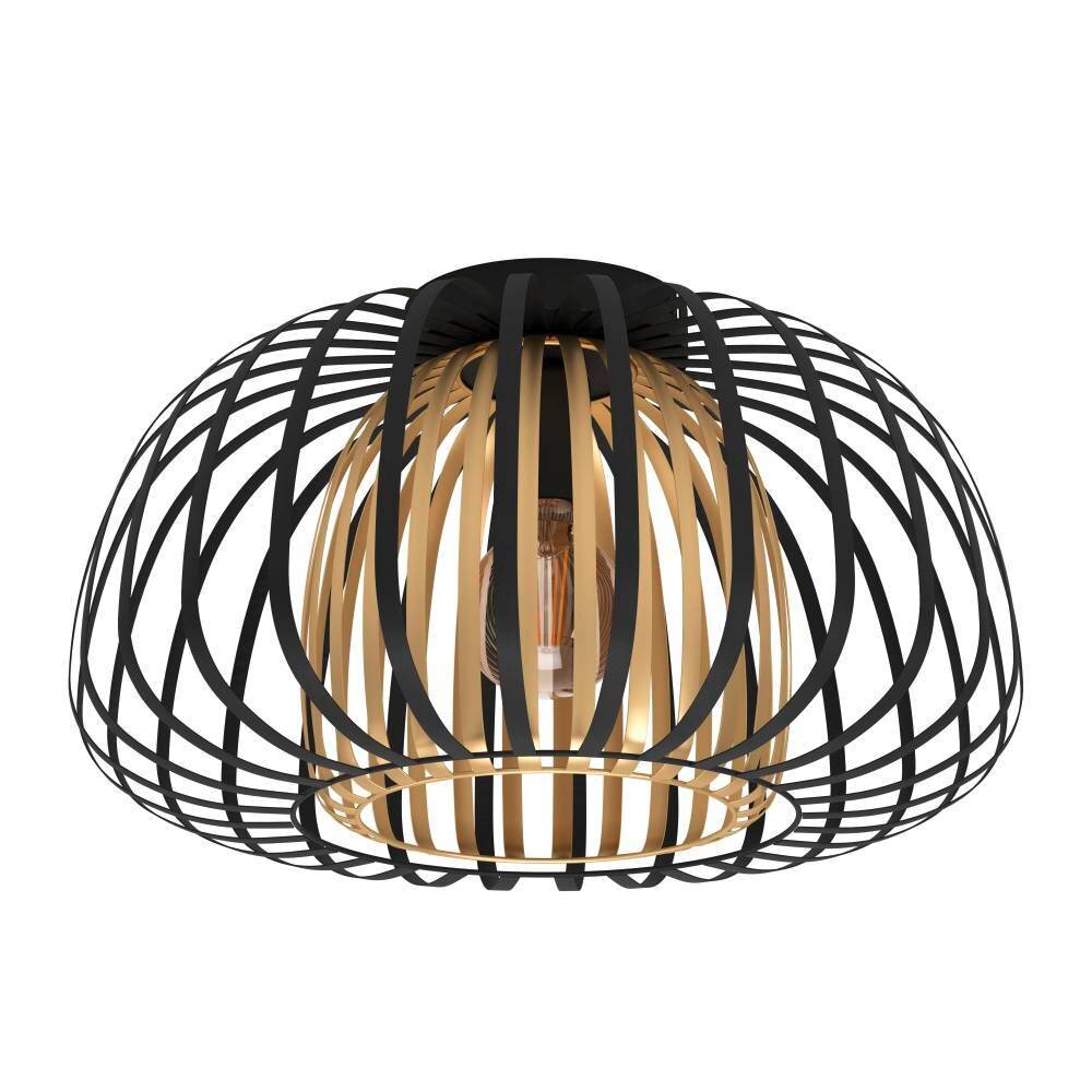 Eglo Leuchten ENCINITOS Deckenleuchte Gold, Schwarz, 1-flammig main product photo