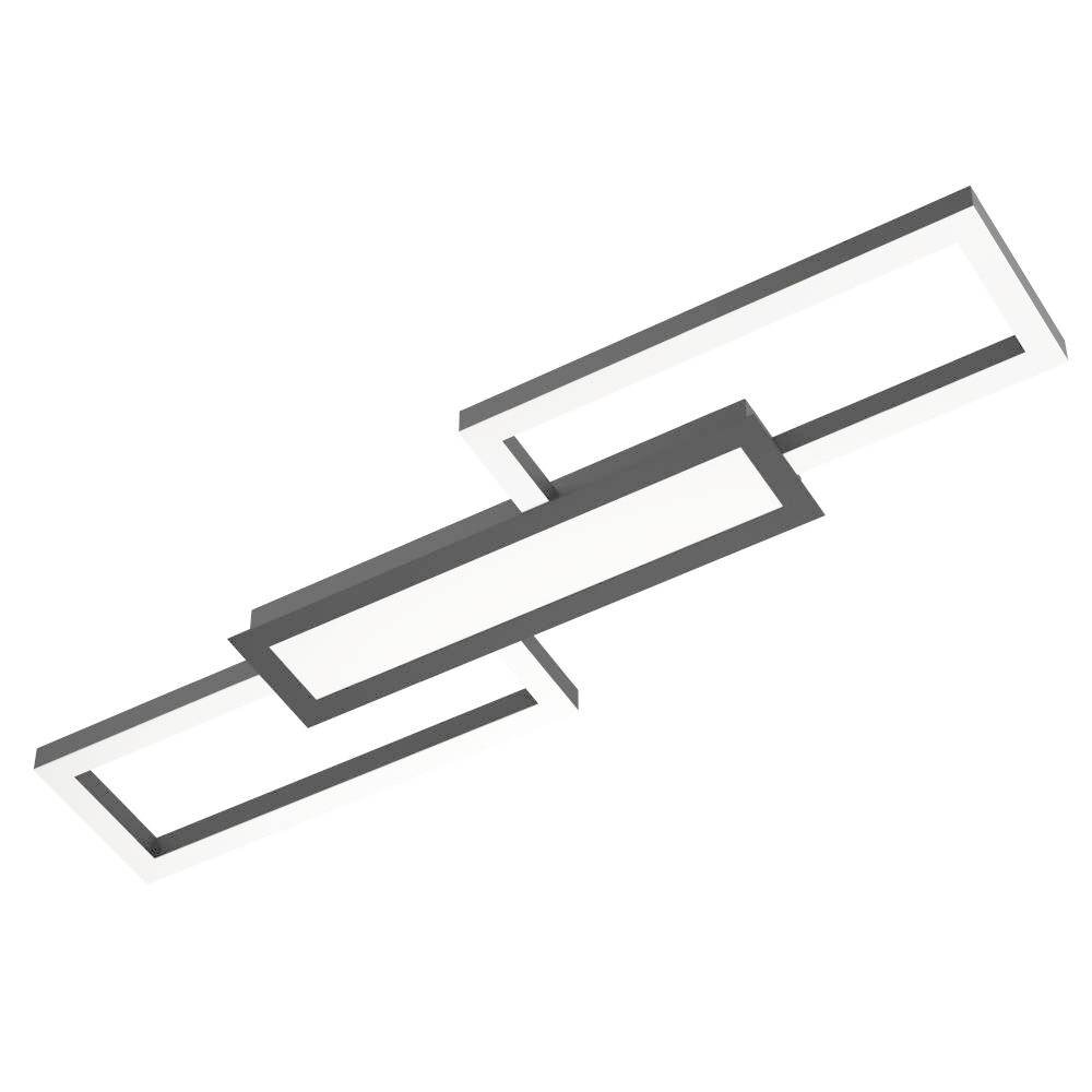 Eglo Leuchten MONIROTE Deckenleuchte LED Schwarz, 1-flammig, Fernbedienung main product photo