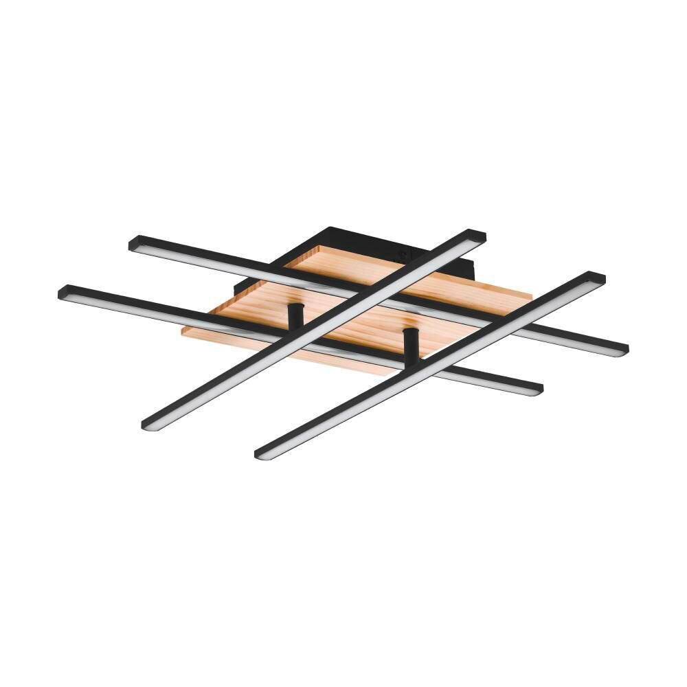 Eglo Leuchten MARINELLO Deckenleuchte LED Braun, Schwarz, 1-flammig main product photo