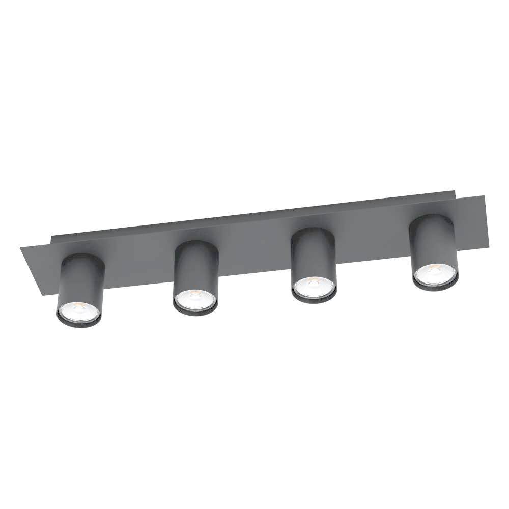 Eglo Leuchten VALCASOTTO Deckenleuchte LED Schwarz, 4-flammig main product photo