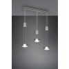 Trio Leuchten Franklin Pendelleuchte LED Nickel-Matt, 3-flammig