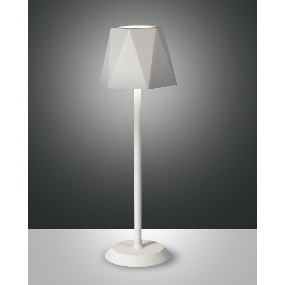 Fabas Luce KATY Tischleuchte LED Weiß, 1-flammig main product photo