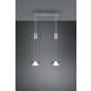 Trio Leuchten Franklin Pendelleuchte LED Nickel-Matt, 2-flammig