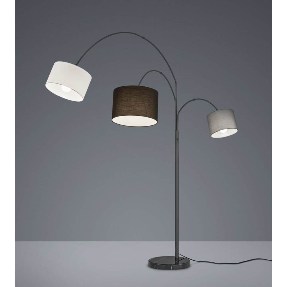 Trio Leuchten Clark Stehleuchte Schwarz, 3-flammig main product photo