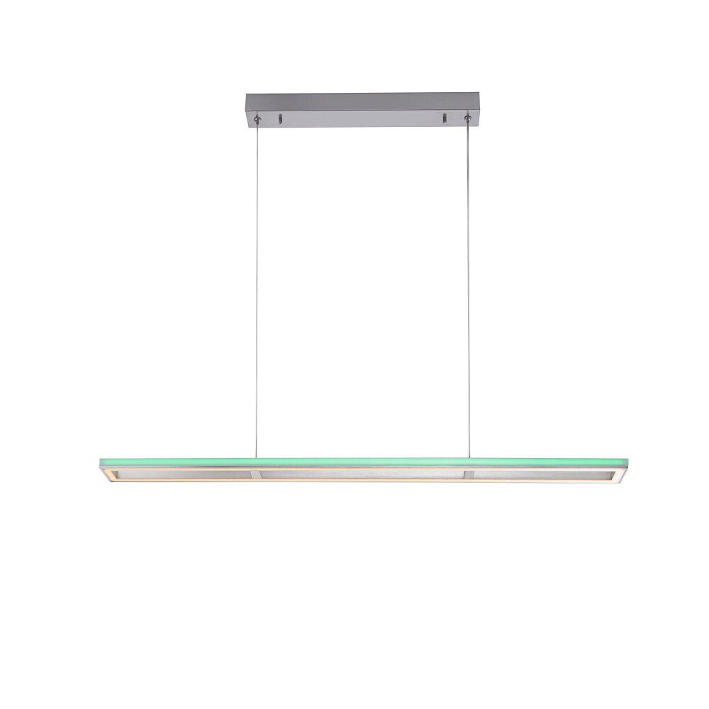 Paul Neuhaus HELIX Pendelleuchte LED Aluminium, 2-flammig, Fernbedienung main product photo