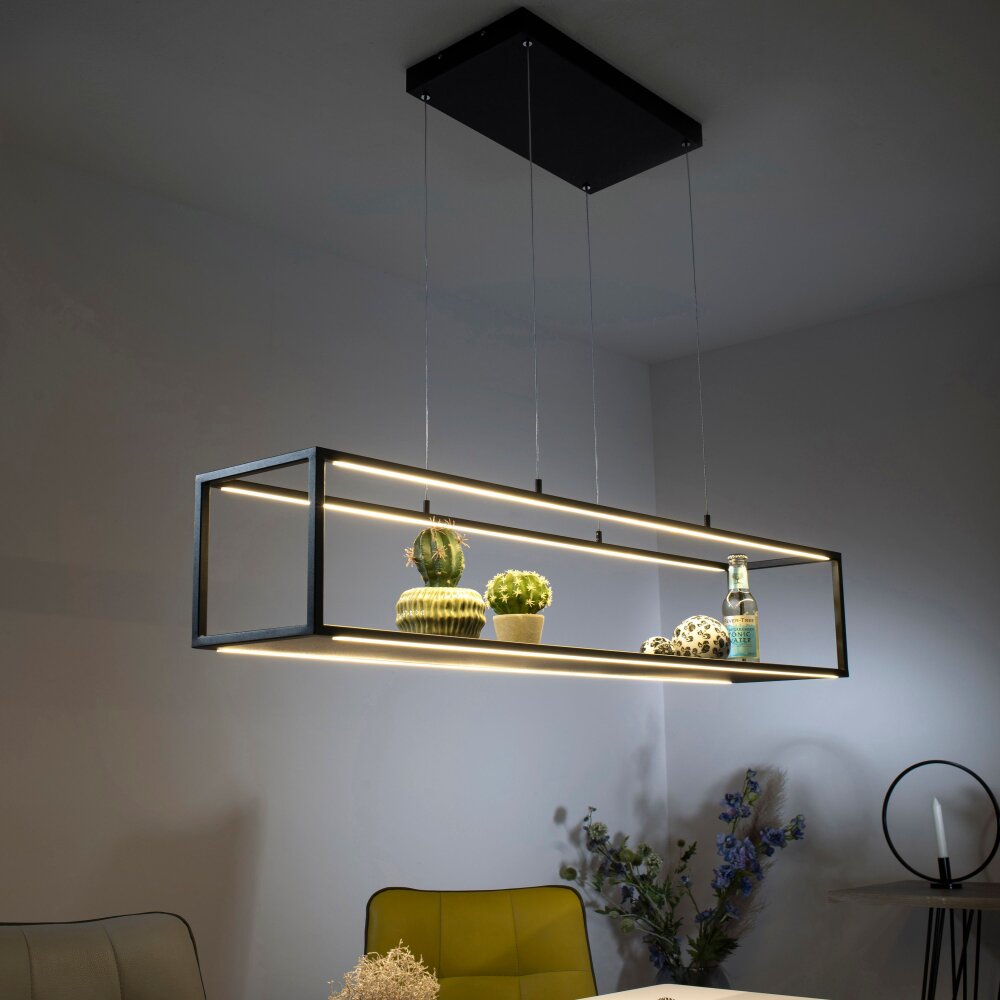 Paul Neuhaus CONTURA Pendelleuchte LED Schwarz, 4-flammig main product photo