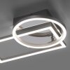 Leuchten Direkt IVEN Deckenleuchte LED Stahl gebürstet, 1-flammig