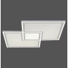 Leuchten Direkt EDGING Deckenleuchte LED Weiß, 1-flammig, Fernbedienung