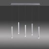 Leuchten Direkt BRUNO Pendelleuchte LED Aluminium, 5-flammig