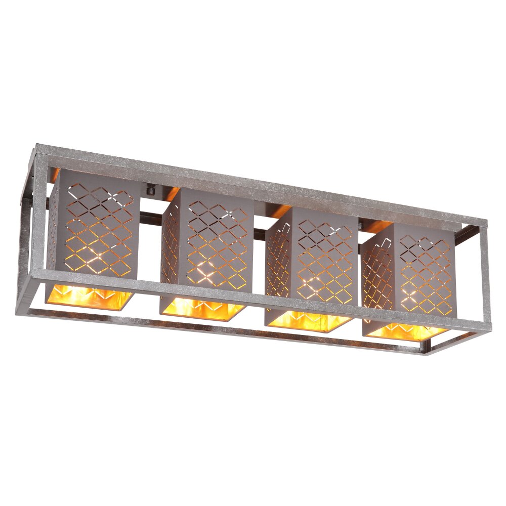 Globo THOMAS Deckenleuchte Altsilber, 4-flammig main product photo