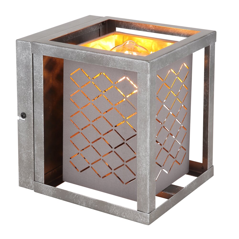 Globo THOMAS Wandleuchte Altsilber, 1-flammig main product photo