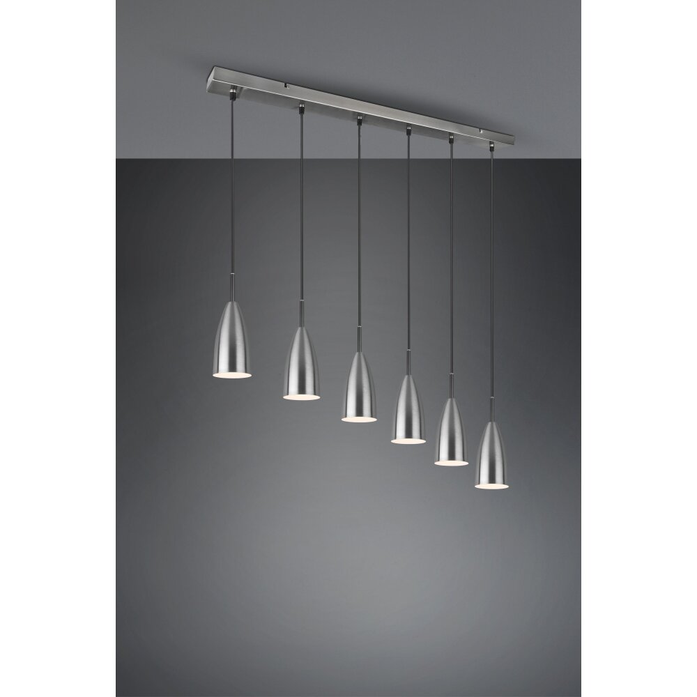 Reality Farin Pendelleuchte Nickel-Matt, 6-flammig main product photo