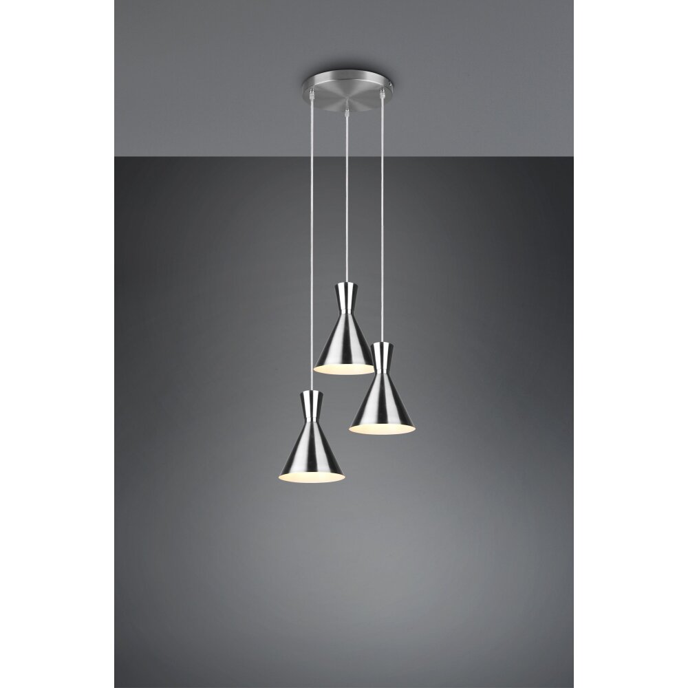 Reality Enzo Pendelleuchte Nickel-Matt, 3-flammig main product photo