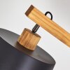 Tatodere Stehleuchte Holz dunkel, Schwarz, 1-flammig