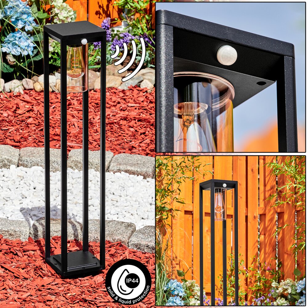 Baoshan Wegeleuchte Schwarz, 1-flammig, Bewegungsmelder main product photo