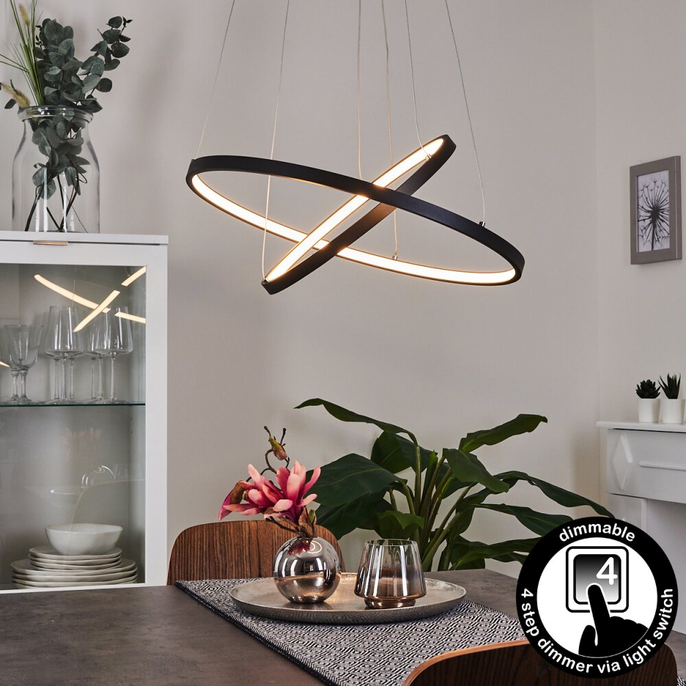 Preci Hängeleuchte LED Schwarz, 1-flammig main product photo