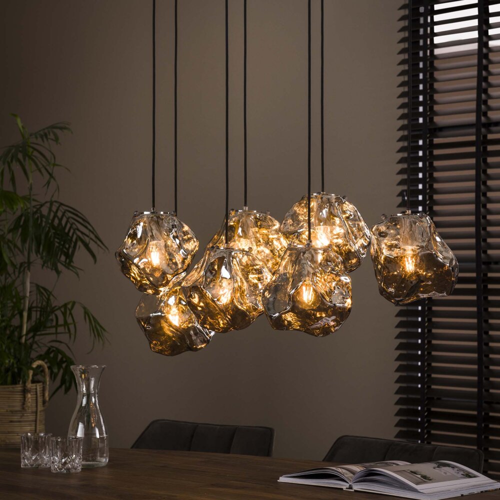 Marore Hängeleuchte Altsilber, 7-flammig main product photo