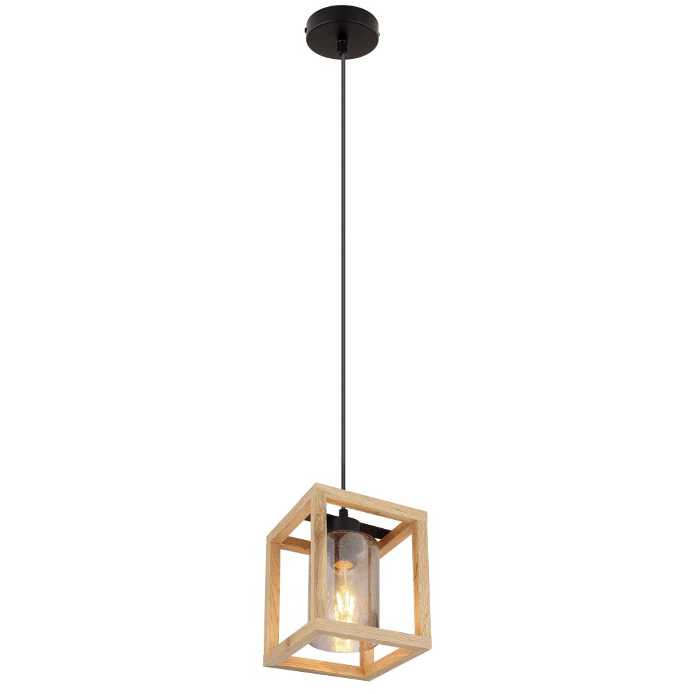 Globo PETTEY Hängeleuchte Schwarz, 1-flammig main product photo