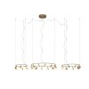 Mantra SHELL Pendelleuchte LED Gold, 26-flammig