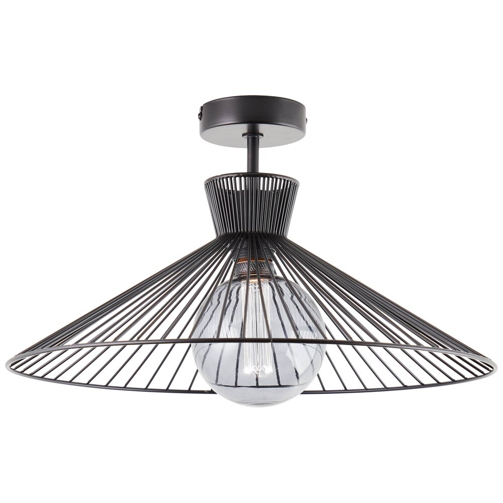 Brilliant Leuchten Elmont Deckenleuchte Schwarz, 1-flammig main product photo