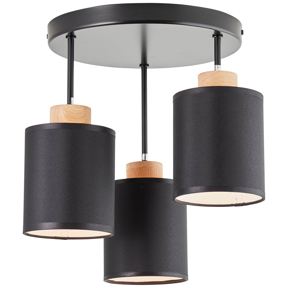 Brilliant Leuchten Vonnie Deckenleuchte Schwarz, 3-flammig main product photo