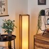 Blandin Stehleuchte Holz dunkel, 2-flammig