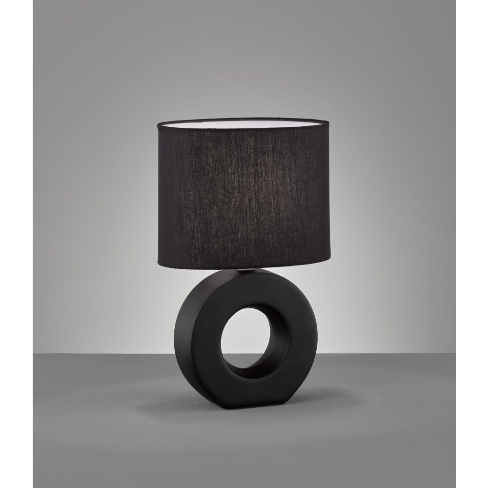 Fischer & Honsel Ponti Tischleuchte Schwarz, 1-flammig main product photo