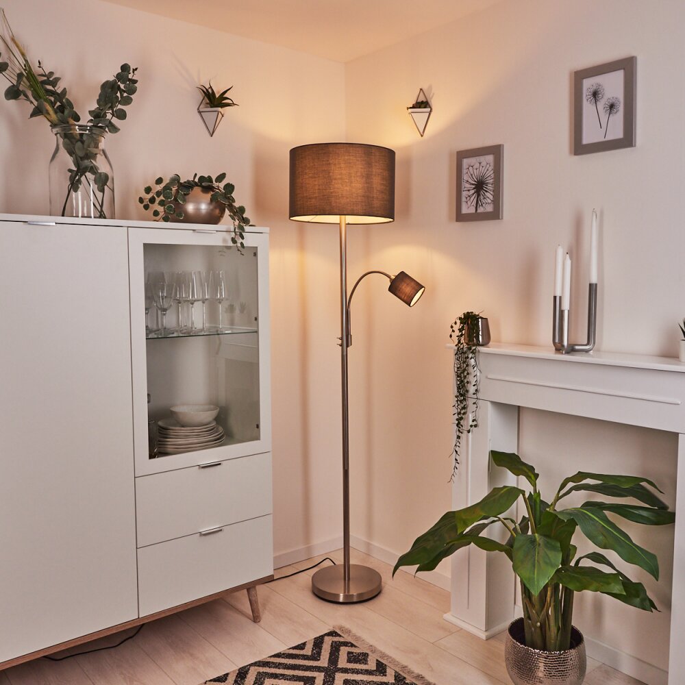 Vezza Stehleuchte Nickel-Matt, 2-flammig main product photo