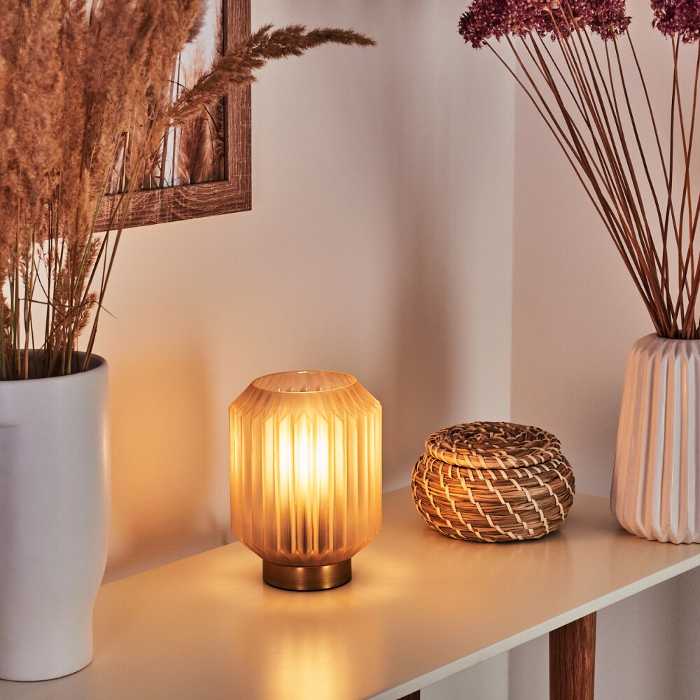 Briel Tischleuchte Messing, 1-flammig main product photo