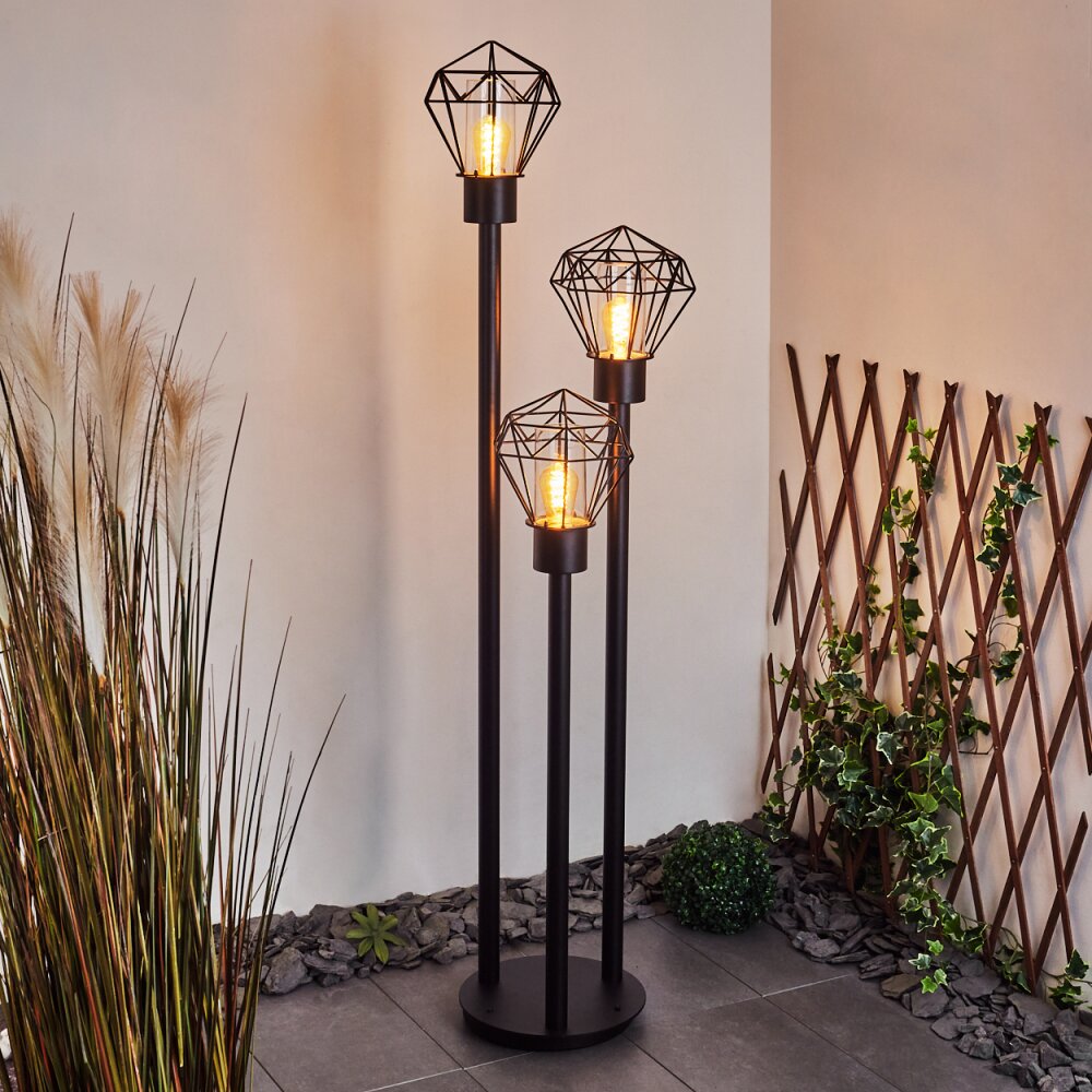 Solda Wegeleuchte Schwarz, 3-flammig main product photo