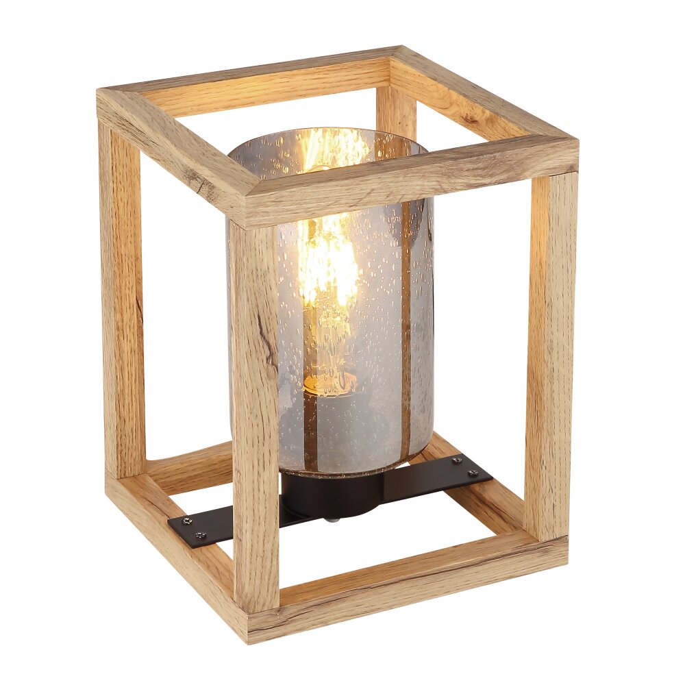 Globo PETTEY Tischleuchte Schwarz, 1-flammig main product photo