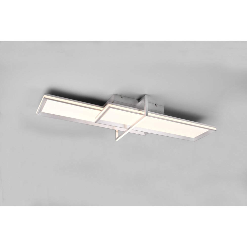 Trio Leuchten Charleston Deckenleuchte LED Aluminium, 2-flammig main product photo