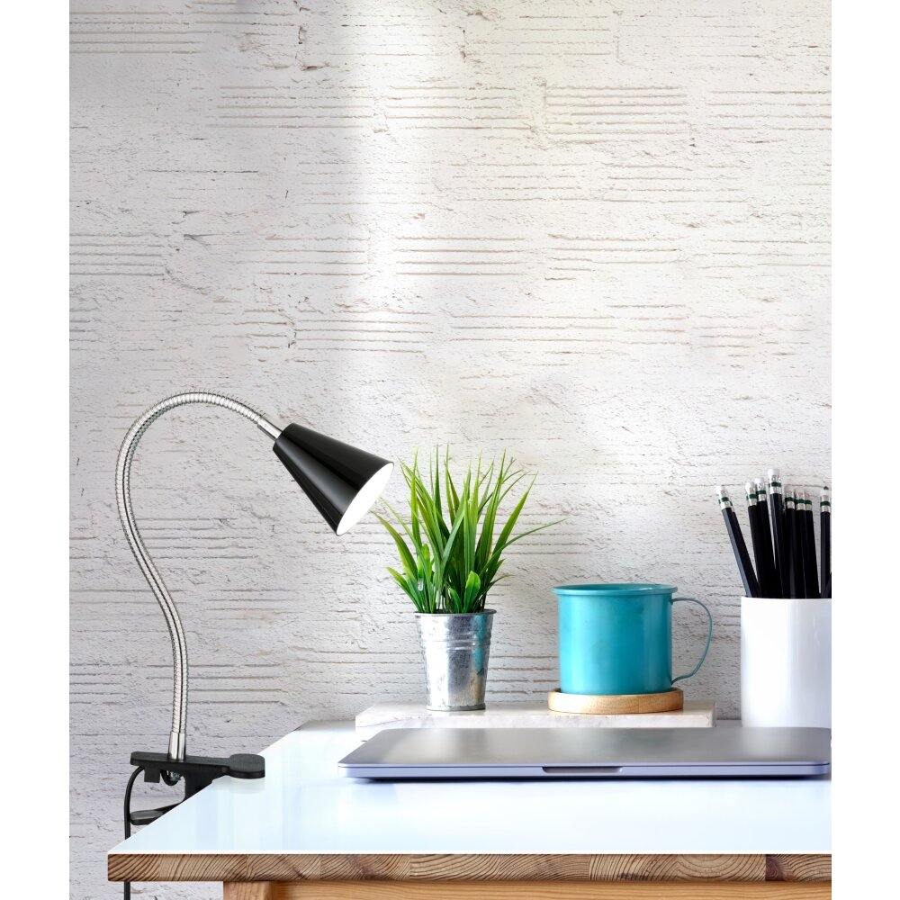 FHL easy Zirbel Klemmleuchte LED Schwarz, 1-flammig main product photo