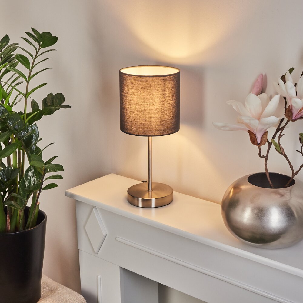 Tise Tischleuchte Anthrazit, Weiß, 1-flammig main product photo